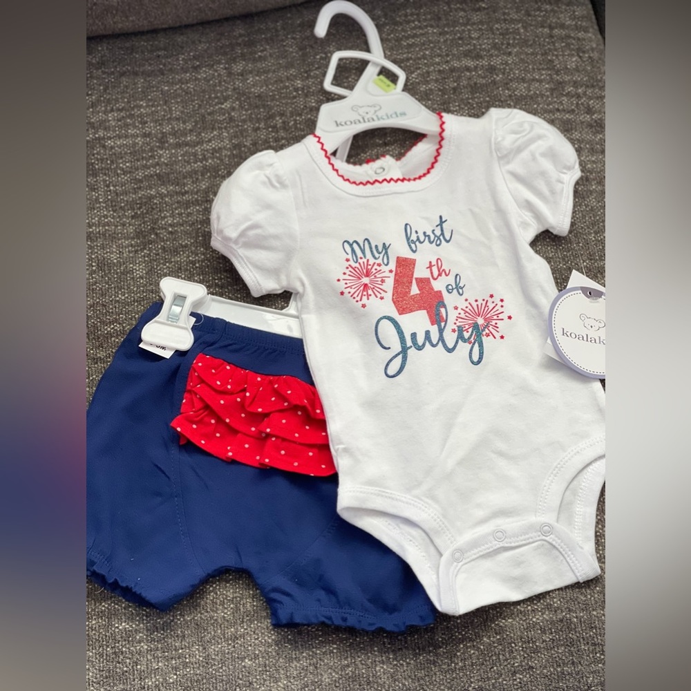 NWT My First Fourth of July Outfit